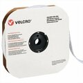 Bsc Preferred 1-1/2'' x 75' - Hook - White VELCRO Brand Tape - Individual Strips S-17166